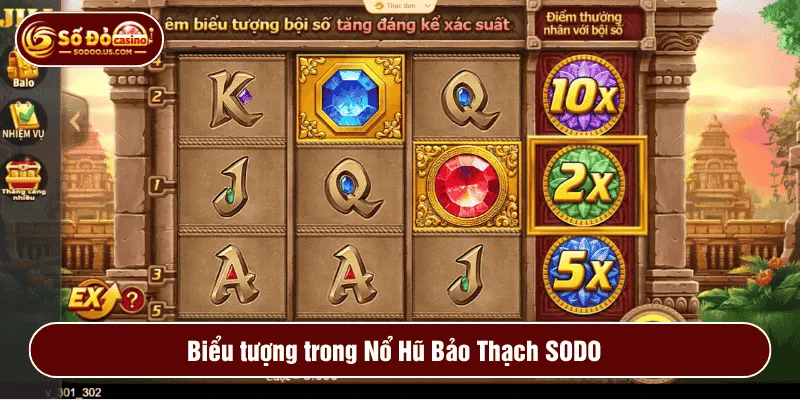Biểu tượng trong Nổ Hũ Bảo Thạch SODO