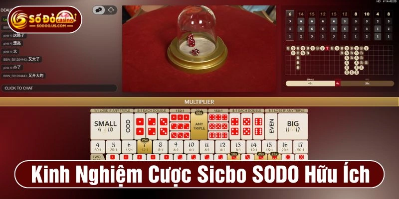 Bật mí kinh nghiệm chơi sicbo SODO hiệu quả từ cao thủ