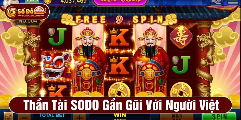 Thần Tài là game slot gần gũi với người Việt cách chơi thú vị