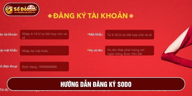 Hướng dẫn mở tài khoản người dùng SODO