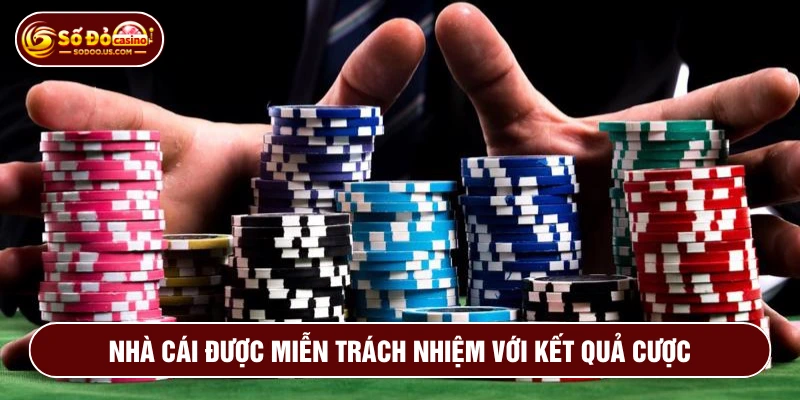 Nhà cái không có nghĩa vụ với quyết định đặt cược của người chơi